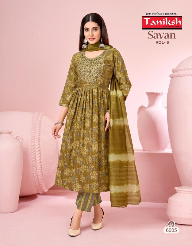 Taniksh savan vol 6 wholesale kurti near me